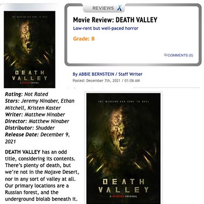 Movie Review: DEATH VALLEY